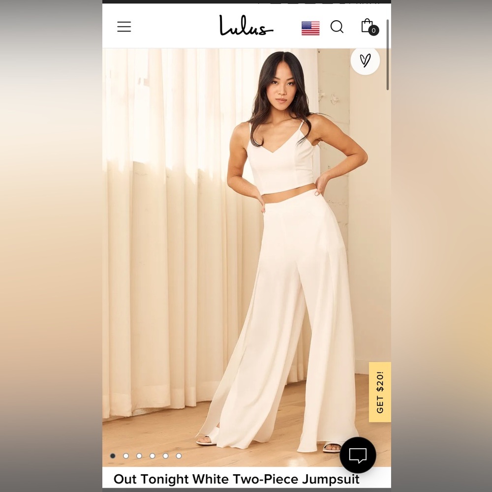 Lulu’s Two-Piece White Set